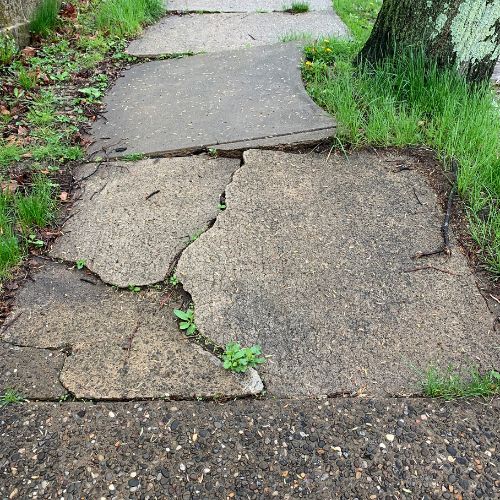 Uneven Sidewalk